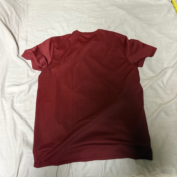 Adidas Men's Burgundy Short Sleeve Tee - Picture 4 of 4